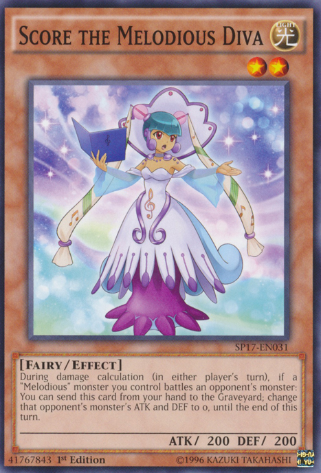 Score the Melodious Diva [SP17-EN031] Common Yu-Gi-Oh!