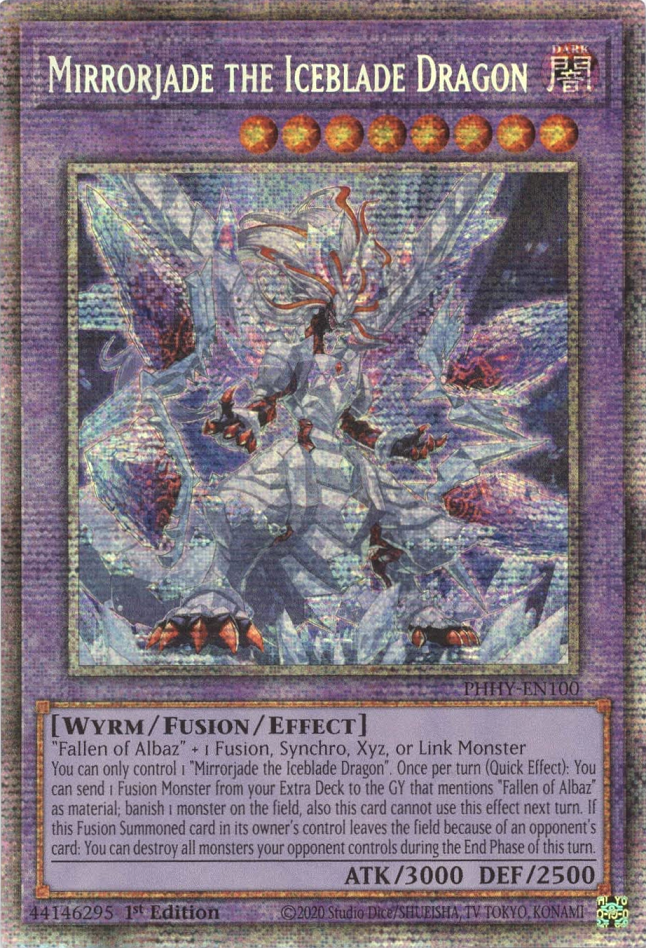Mirrorjade the Iceblade Dragon [PHHY-EN100] Starlight Rare Yu-Gi-Oh!