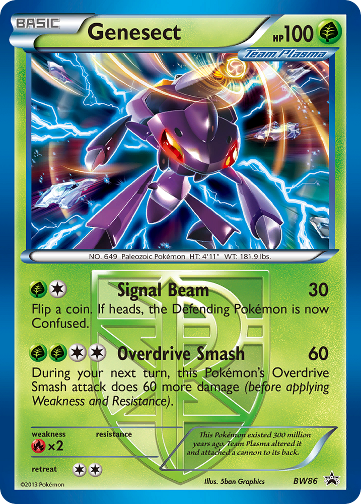 Genesect (BW86) (Team Plasma) [Black & White: Black Star Promos] Pokémon