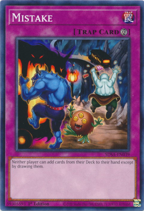 Mistake [SDSA-EN039] Common Yu-Gi-Oh!