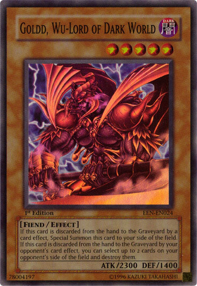 Goldd, Wu-Lord of Dark World [EEN-EN024] Super Rare Yu-Gi-Oh!