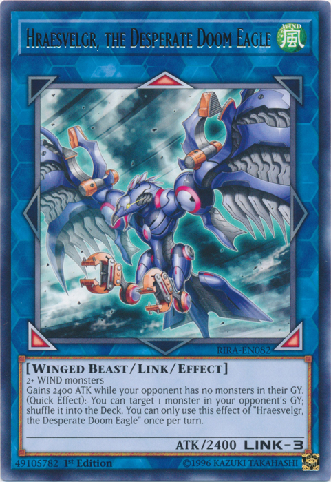 Hraesvelgr, the Desperate Doom Eagle [RIRA-EN082] Rare Yu-Gi-Oh!