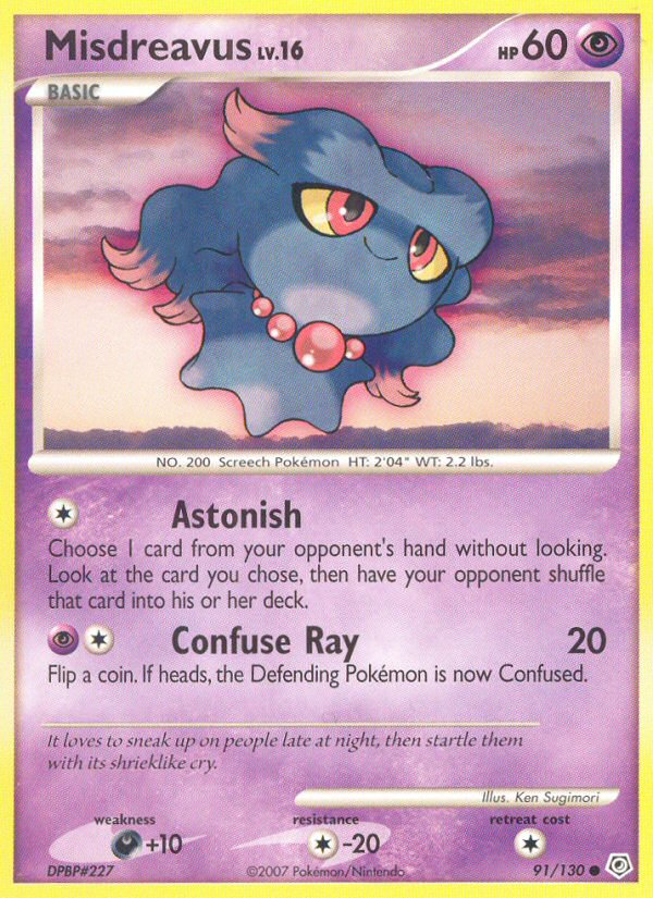 Misdreavus (91/130) [Diamond & Pearl: Base Set] Pokémon