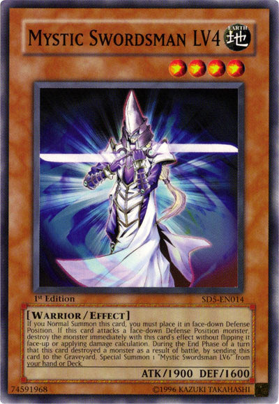 Mystic Swordsman LV4 [SD5-EN014] Common Yu-Gi-Oh!