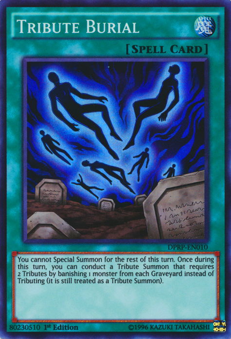 Tribute Burial [DPRP-EN010] Super Rare Yu-Gi-Oh!