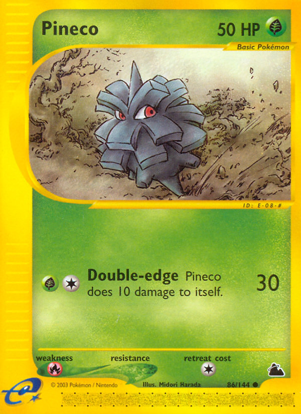 Pineco (86/144) [Skyridge] Pokémon