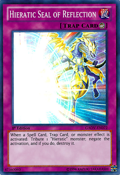 Hieratic Seal of Reflection [GAOV-EN072] Super Rare Yu-Gi-Oh!