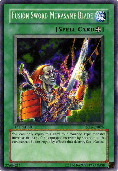 Fusion Sword Murasame Blade [SD5-EN026] Common Yu-Gi-Oh!