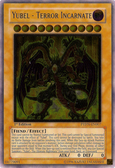Yubel - Terror Incarnate [PTDN-EN007] Ultimate Rare Yu-Gi-Oh!