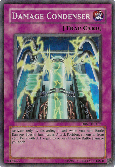 Damage Condenser [DR04-EN172] Super Rare Yu-Gi-Oh!
