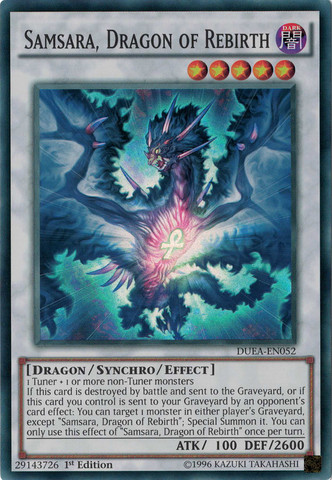 Samsara, Dragon of Rebirth [DUEA-EN052] Super Rare Yu-Gi-Oh!