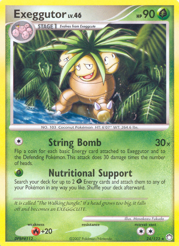 Exeggutor (24/123) [Diamond & Pearl: Mysterious Treasures] Pokémon