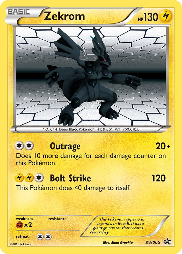 Zekrom (BW005) [Black & White: Black Star Promos] Pokémon