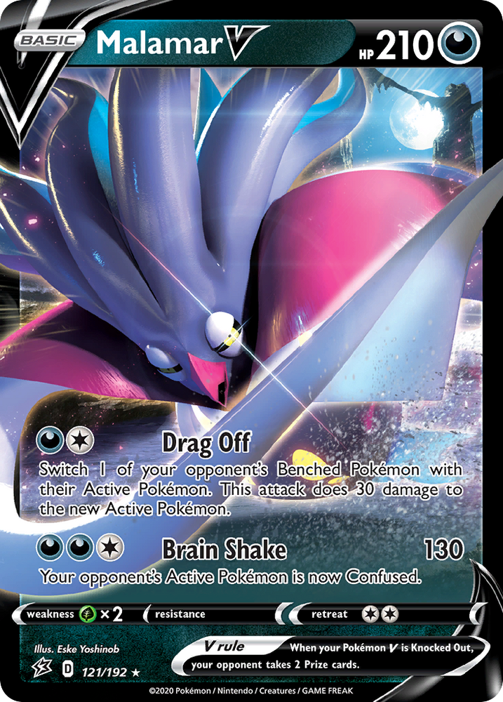 Malamar V (121/192) [Sword & Shield: Rebel Clash] Pokémon