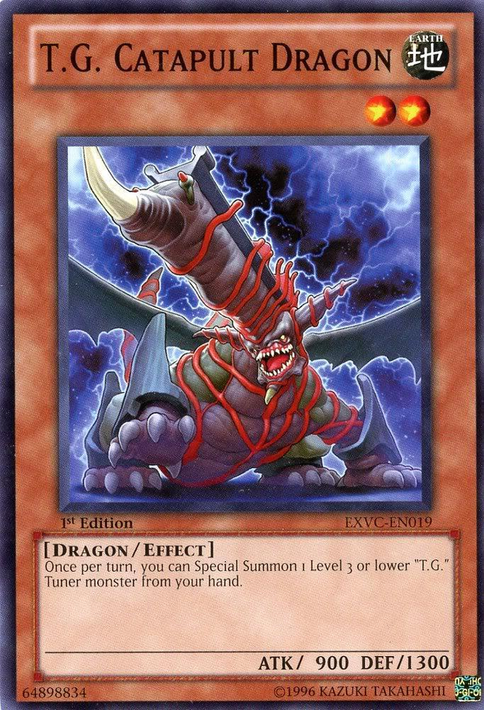 T.G. Catapult Dragon [EXVC-EN019] Common Yu-Gi-Oh!