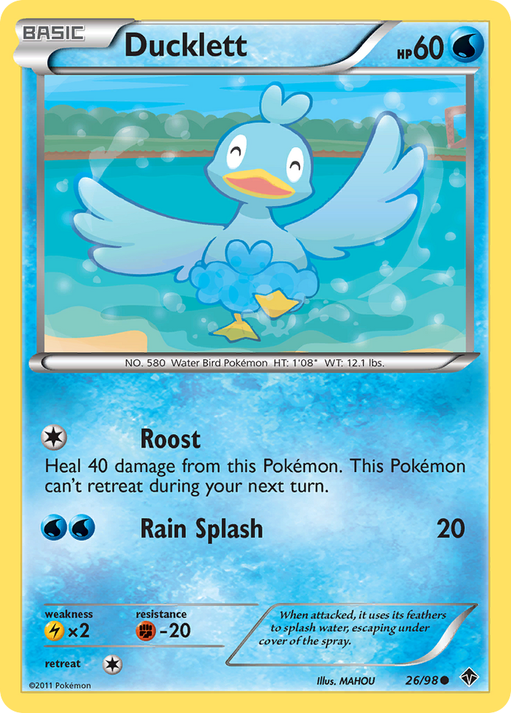 Ducklett (26/98) [Black & White: Emerging Powers] Pokémon