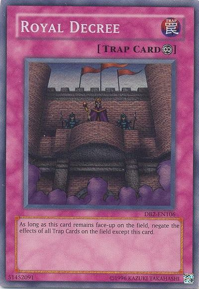 Royal Decree [DB2-EN106] Super Rare Yu-Gi-Oh!