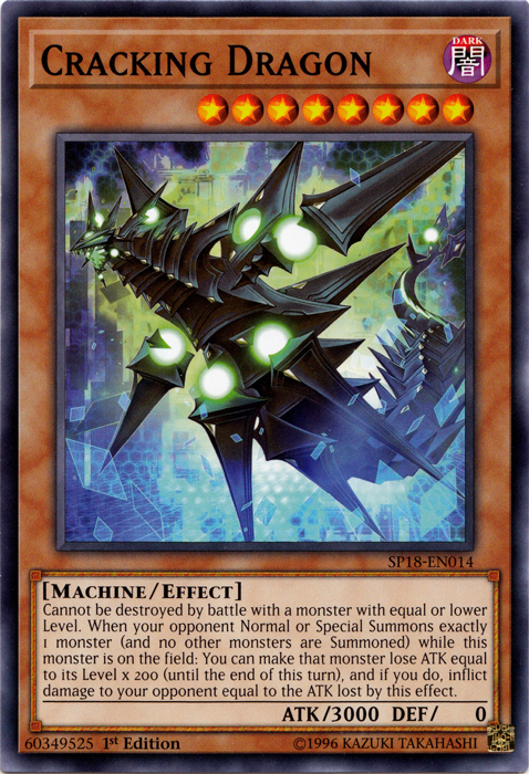 Cracking Dragon [SP18-EN014] Common Yu-Gi-Oh!