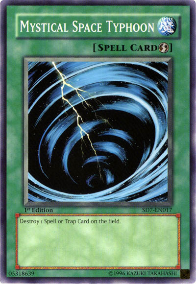 Mystical Space Typhoon [SD7-EN017] Common Yu-Gi-Oh!