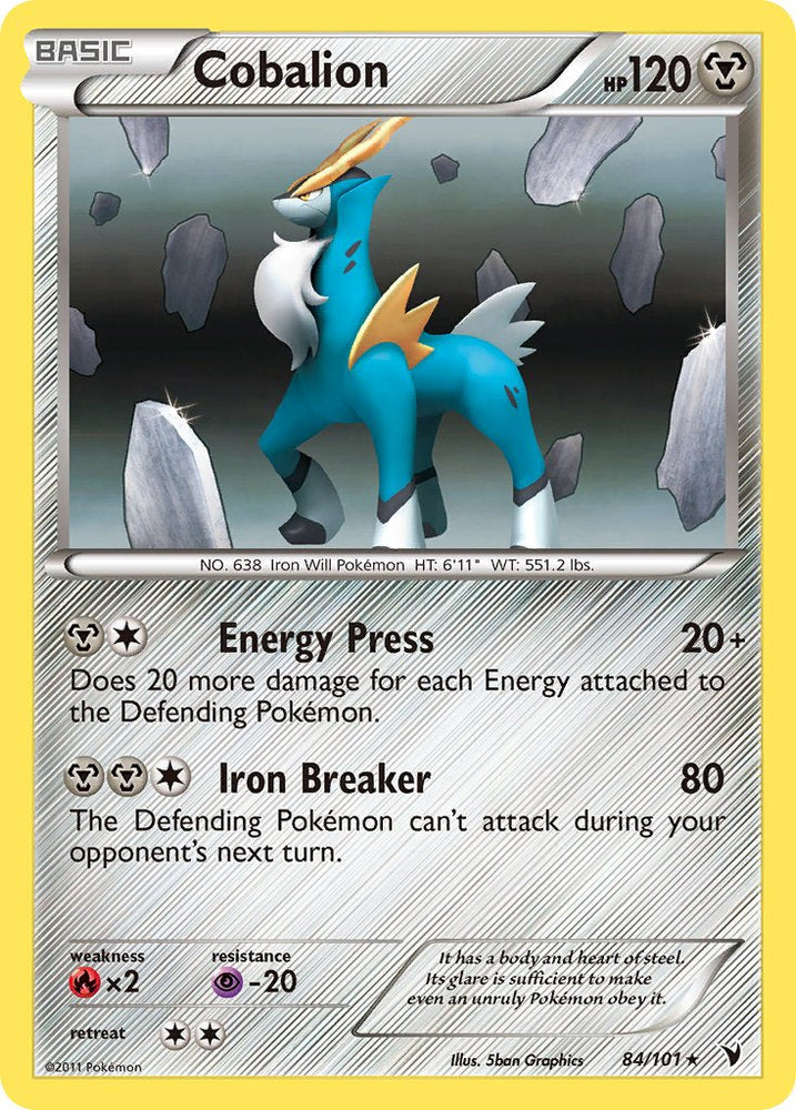 Cobalion (84/101) (Battle Arena Deck Exclusive) (Theme Deck Exclusive) [Black & White: Noble Victories] Pokémon