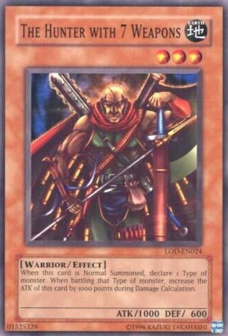 The Hunter with 7 Weapons [LOD-EN024] Common Yu-Gi-Oh!