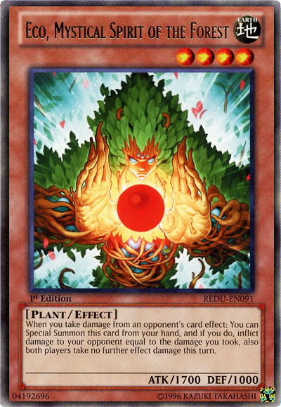 Eco, Mystical Spirit of the Forest [REDU-EN091] Rare Yu-Gi-Oh!