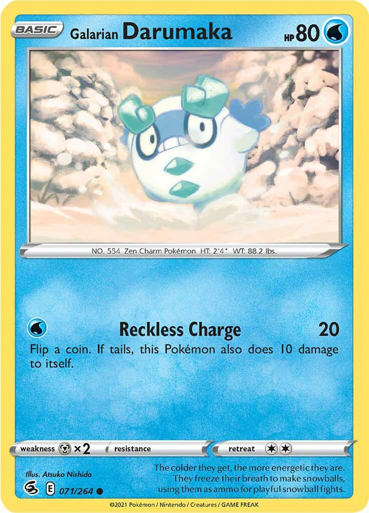 Galarian Darumaka (071/264) [Sword & Shield: Fusion Strike] Pokémon