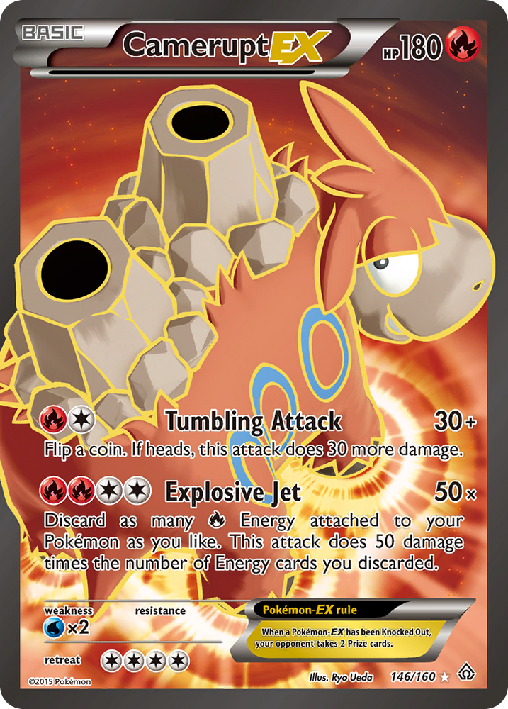 Camerupt EX (146/160) [XY: Primal Clash] Pokémon