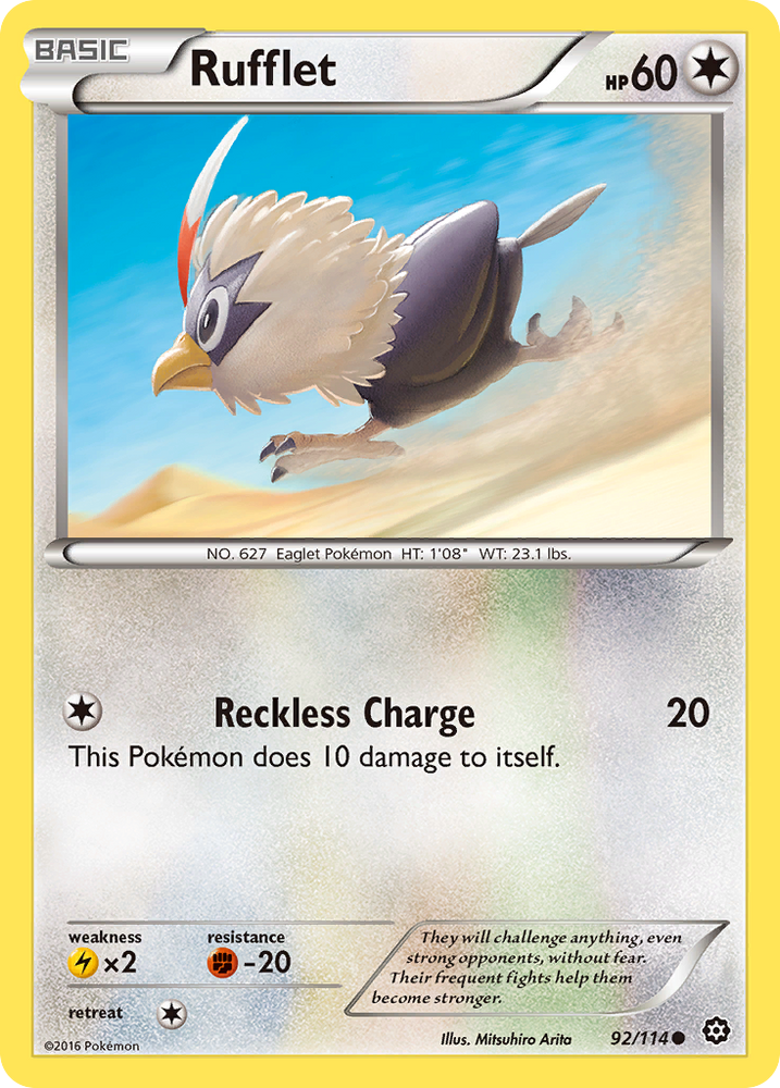 Rufflet (92/114) [XY: Steam Siege] Pokémon