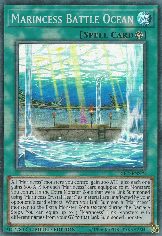Marincess Battle Ocean [RIRA-ENSE2] Super Rare Yu-Gi-Oh!