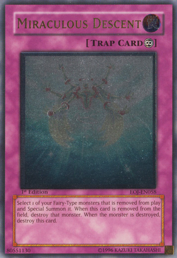 Miraculous Descent [EOJ-EN058] Ultimate Rare Yu-Gi-Oh!