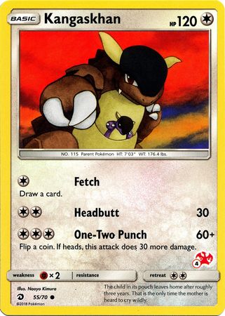 Kangaskhan (55/70) (Charizard Stamp #4) [Battle Academy 2020] Pokémon