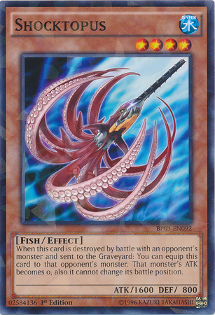 Shocktopus [BP03-EN092] Shatterfoil Rare Yu-Gi-Oh!