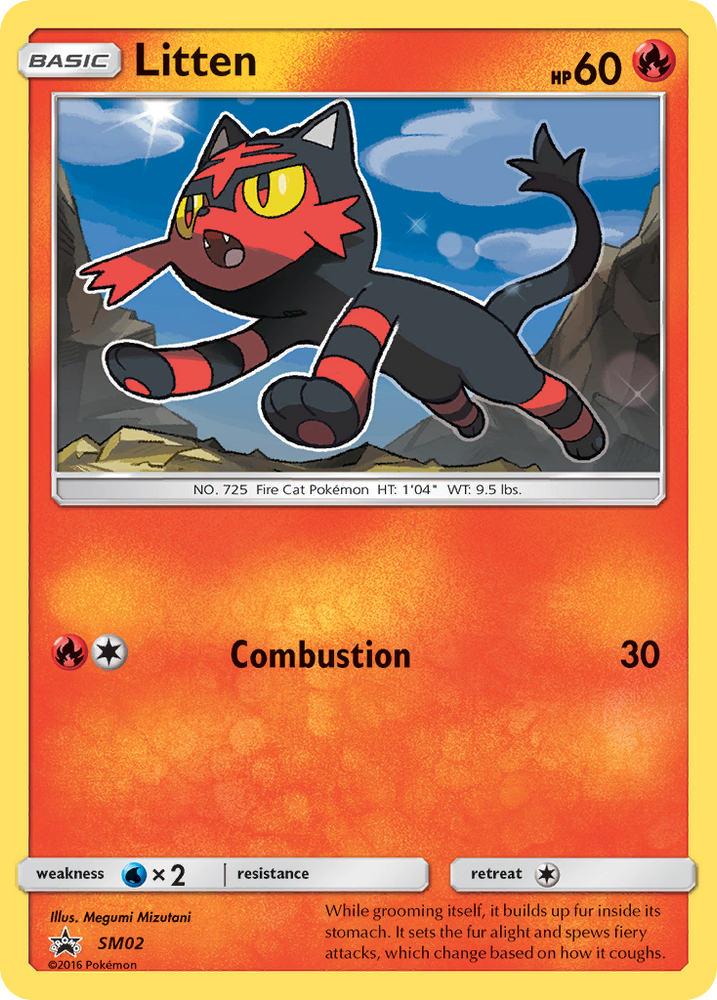 Litten (SM02) [Sun & Moon: Black Star Promos] Pokémon