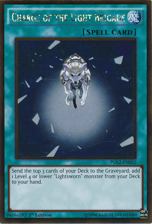 Charge of the Light Brigade [PGL2-EN052] Gold Rare Yu-Gi-Oh!