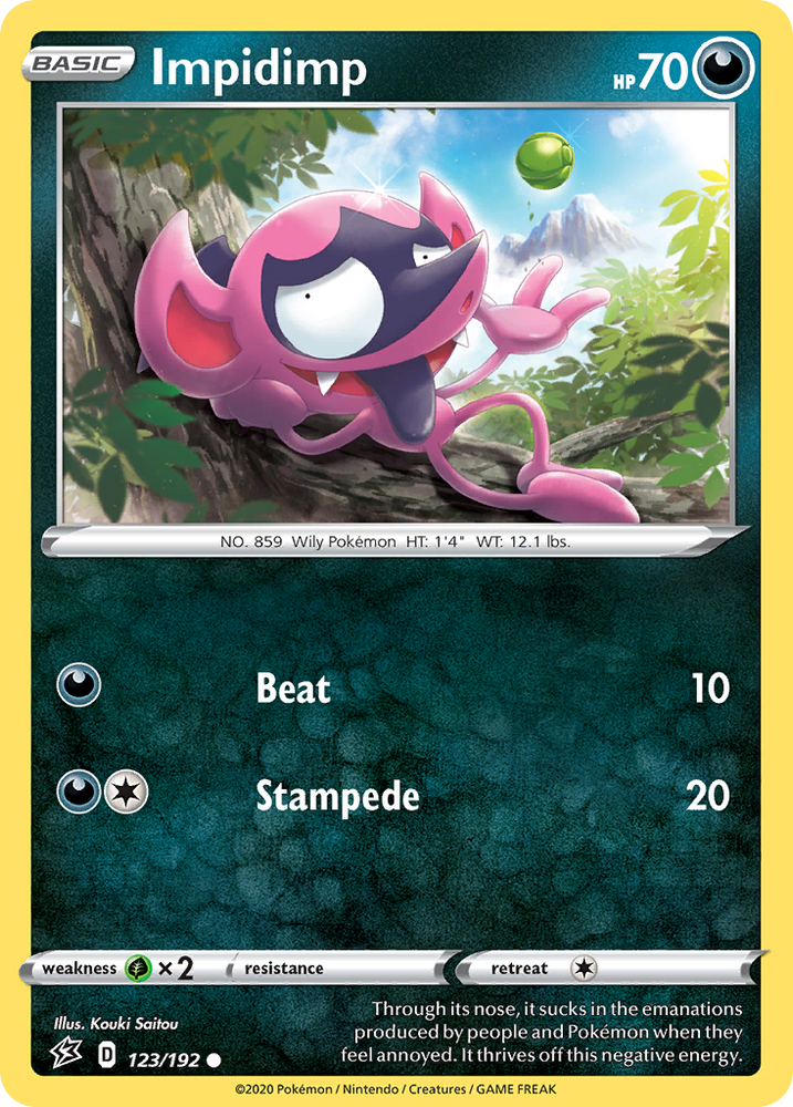 Impidimp (123/192) [Sword & Shield: Rebel Clash] Pokémon