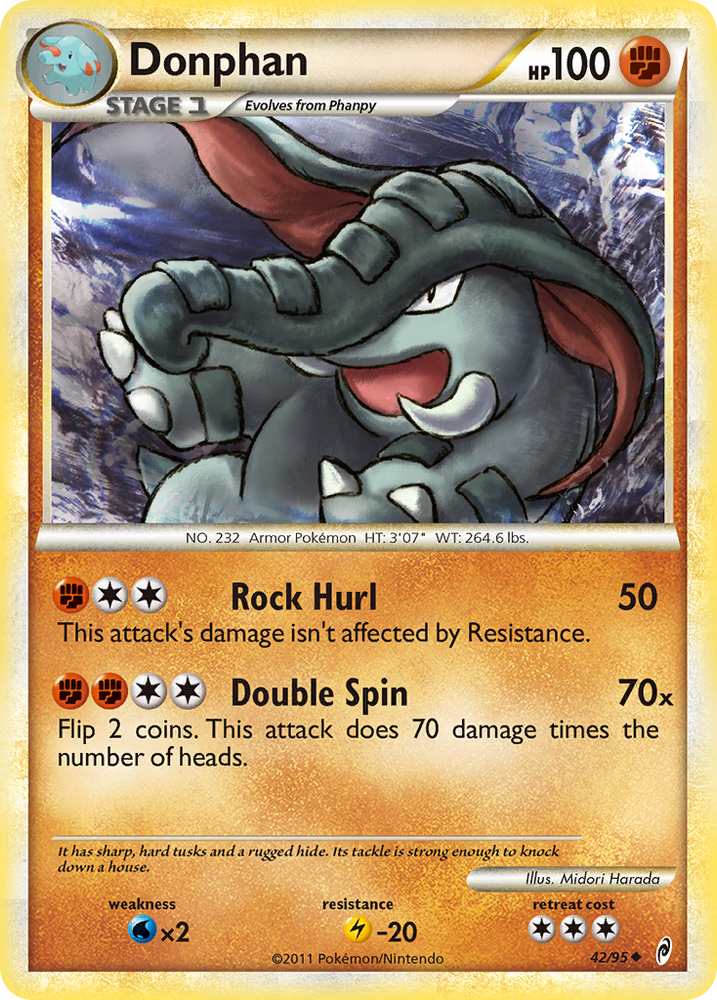 Donphan (42/95) [HeartGold & SoulSilver: Call of Legends] Pokémon