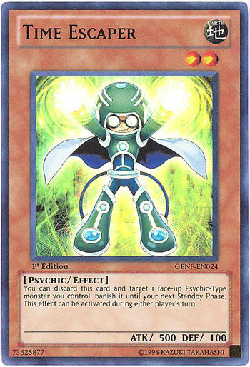 Time Escaper [GENF-EN024] Super Rare Yu-Gi-Oh!