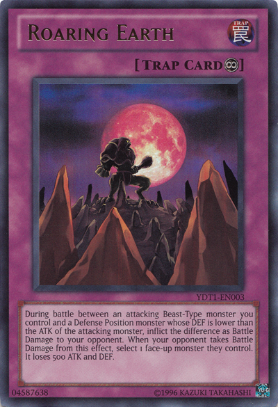 Roaring Earth (5D's Duel Transer) [YDT1-EN003] Ultra Rare Yu-Gi-Oh!