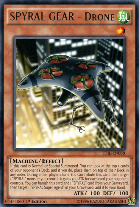 SPYRAL GEAR - Drone [TDIL-EN088] Rare Yu-Gi-Oh!