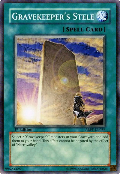 Gravekeeper's Stele [ABPF-EN056] Common Yu-Gi-Oh!