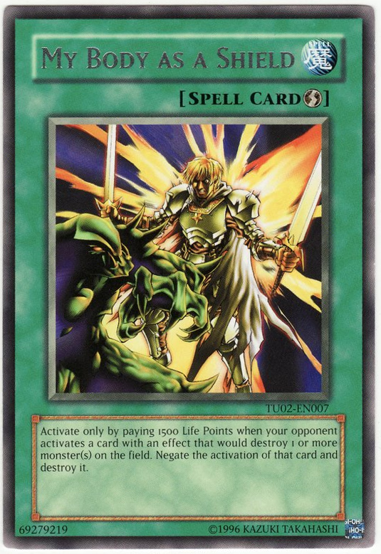 My Body as a Shield [TU02-EN007] Rare Yu-Gi-Oh!