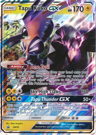 Tapu Koko GX (SM50) (Jumbo Card) [Sun & Moon: Black Star Promos] Pokémon
