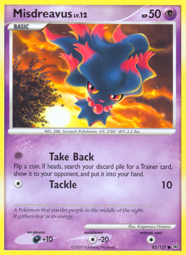 Misdreavus (83/127) [Platinum: Base Set] Pokémon