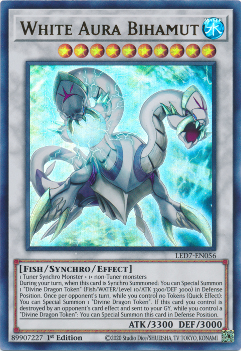 White Aura Bihamut [LED7-EN056] Ultra Rare Yu-Gi-Oh!