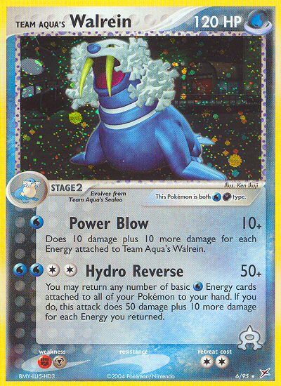 Team Aqua's Walrein (6/95) [EX: Team Magma vs Team Aqua] Pokémon