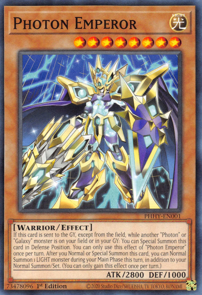 Photon Emperor [PHHY-EN001] Common Yu-Gi-Oh!