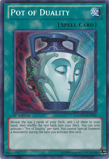 Pot of Duality [DREV-EN062] Secret Rare Yu-Gi-Oh!