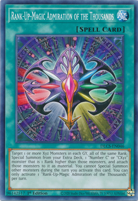 Rank-Up-Magic Admiration of the Thousands [DLCS-EN046] Common Yu-Gi-Oh!