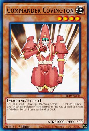 Commander Covington [SR10-EN013] Common Yu-Gi-Oh!